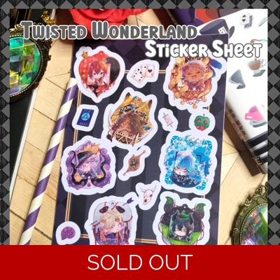 Sticker Sheet - Twisted Wonderland- Tamagotchi title=